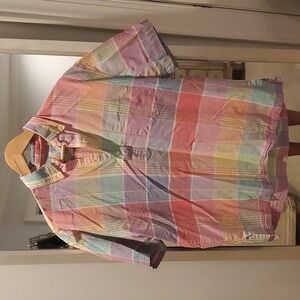 Chubbies Men’s Medium Short Sleeve Shirt Nutter Popover Button Up (#20)